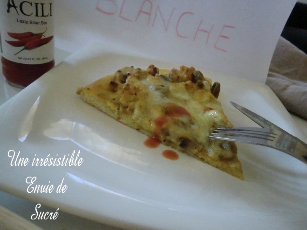 Pizza Blanche au Poulet